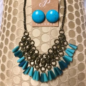 Plunder Vintage Necklace and Earrings